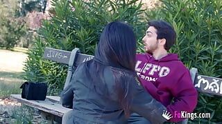 ANAL and unleashed: Lucy De Janeiro meets and gets drilled by any guy in the street!