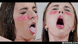 Real Life Hentai – Four girls Masturbaing Viciously and Creampied real Good