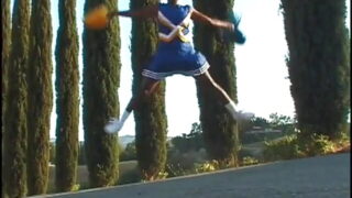 After Fucking Black Guy a Plump Cheerleader Gets It on With White