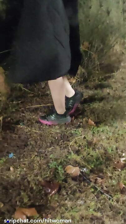 Amateur sexy girl public nude walk and masturbation