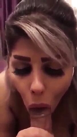 beautiful Arab girl gets blowjob