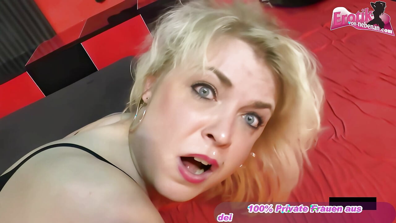 Blonde german amateur sluts in creampie gangbang