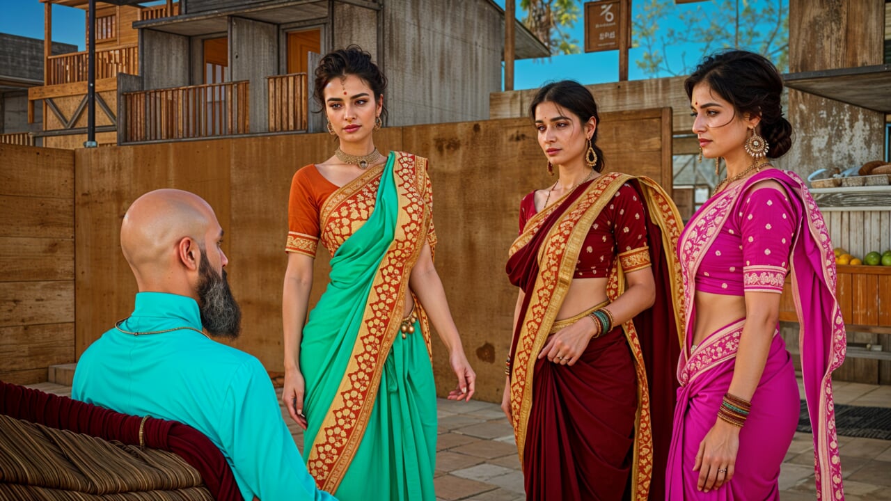 Dhongi Baba quenched the thirst of Desi Bhabhi’s pussy by Fucked her in the ashram