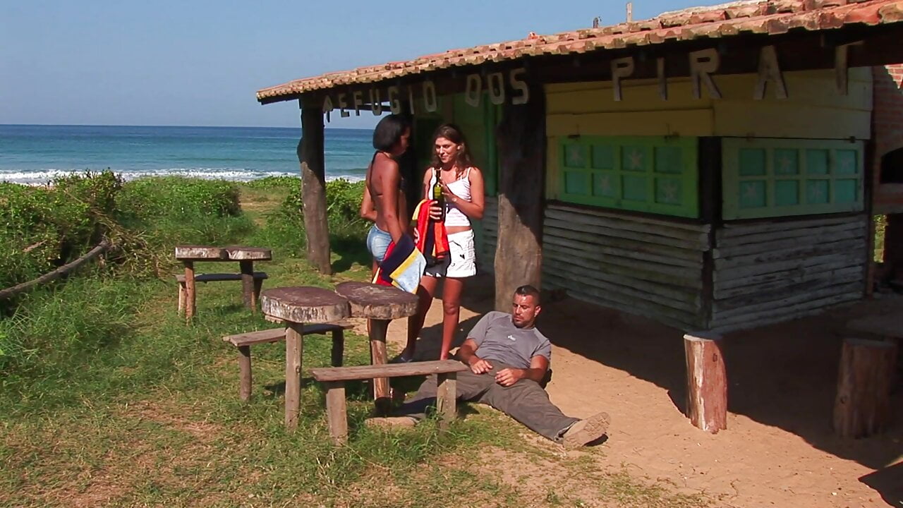 Famous threesome at farm