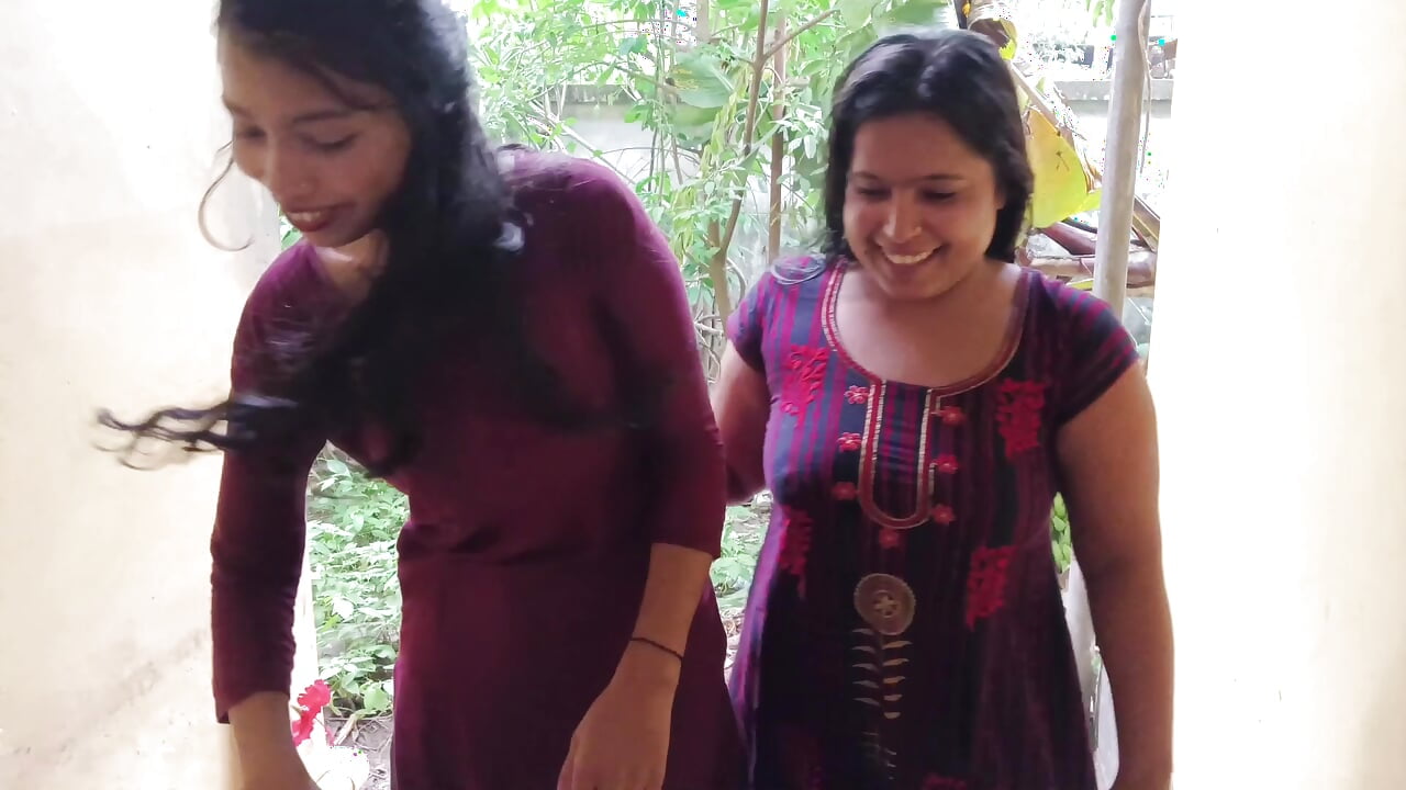 Indian college girl and sister fucking Village house room