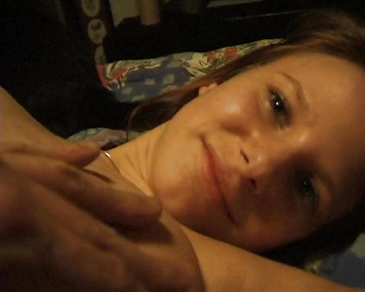 Pornstar for a day Kristina the brunette teen masturbates