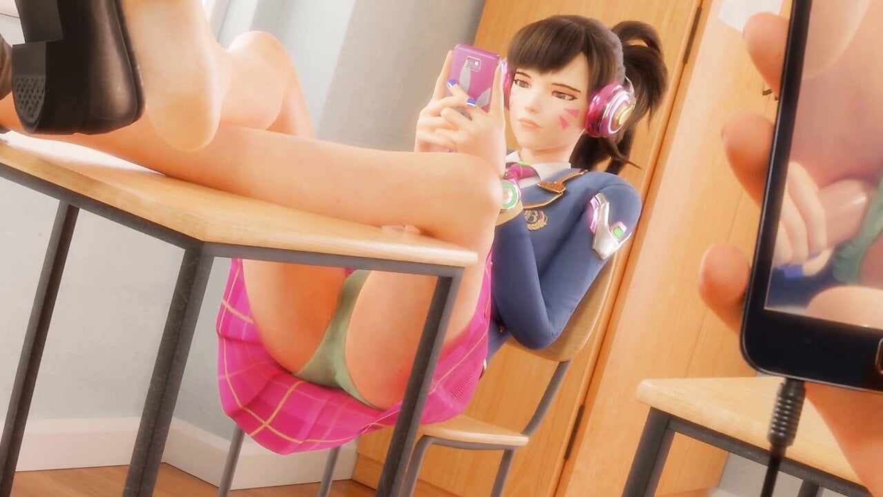 Schoolgirl Diva, Blowjob, Masturbation and Hard Anal Sex