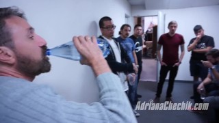 Adriana Chechik’s Fan Blowbang Behind the Scenes from 2017-12-11.