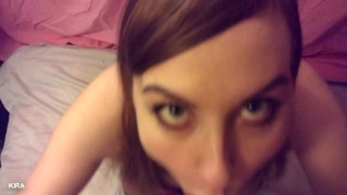 Amateur Blowjob And Cum Eating In School Girl Uniform