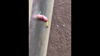 Cum Join Me At This Outdoor Gloryhole So We Can Make A Mess Together Pissing & Cumming Outdoors