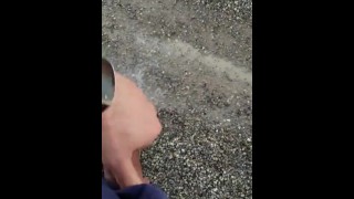 I had to pee bad! Pulled over and let it go on the side of the road.