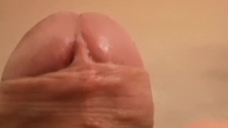 Handsome jock Marek jizzes on himself while chain smoking