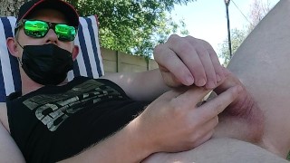 Outside nutting for the first time