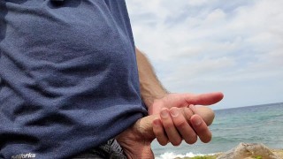 Pissing at the Beach