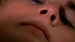 Smoking twink plays with a big butt plug and his fat cock