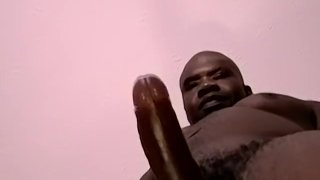 Straight black amateur jerking off first time ever on camera