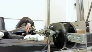 The DIRTIEST Masturbation of SHEMALE Veronica Taboo with Sex Machine | Smoking Vape | Huge Cumshot